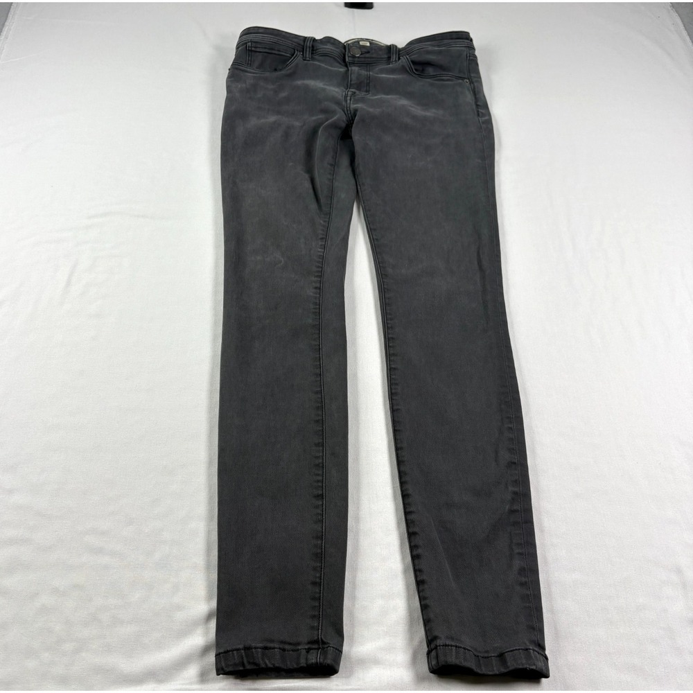 Burberry Brit Jeans Womens Size 31 Gray Skinny Low Rise Stretch‎ Denim